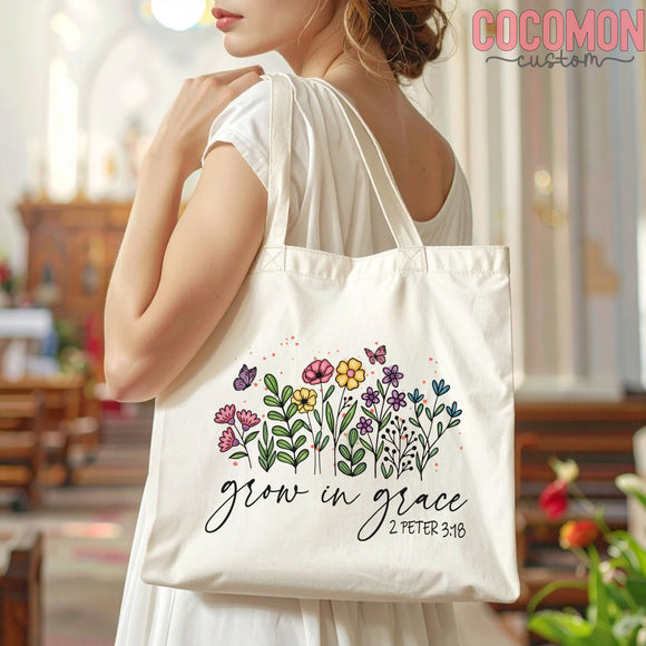 Christian Faith Tote Bag — Personalized Gift (015)