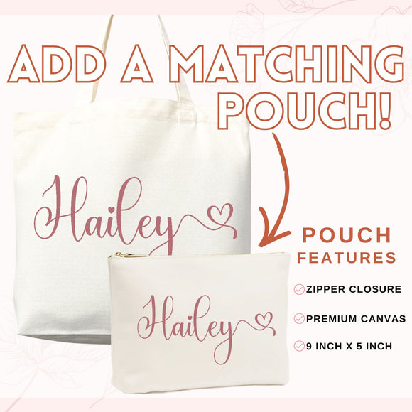 Calligraphy Name Tote Bag — Personalized Gift (008)