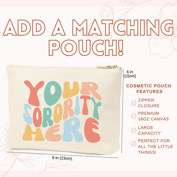 Sorority Tote Bag — Personalized Big Little Gift (035)