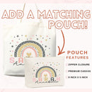 Rainbow Name Tote Bag — Personalized Kids Gift (030)-7
