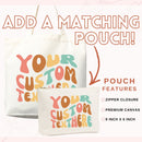 Custom Text Tote Bag — Personalized Gift (002)-6