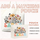 Floral Tote Bag — Personalized Gift (012)-7