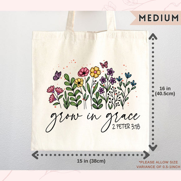 Christian Faith Tote Bag — Personalized Gift (015)