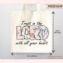 Christian Faith Tote Bag — Personalized Gift (033)-6
