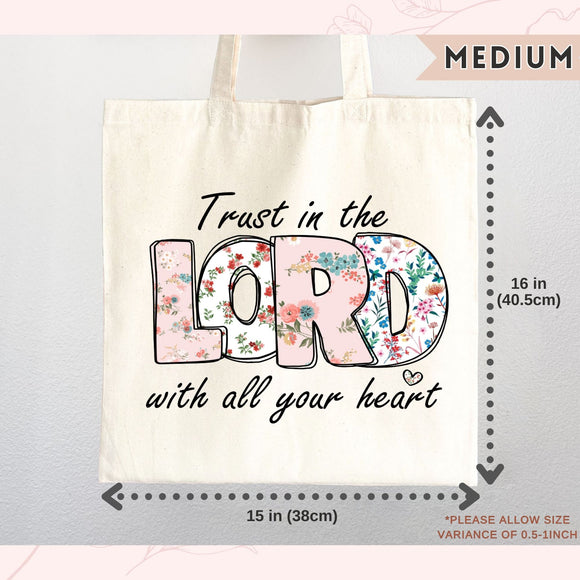 Christian Faith Tote Bag — Personalized Gift (033)