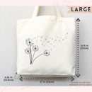 Dandelion Wildflower Tote Bag — Floral Gift (001)-6