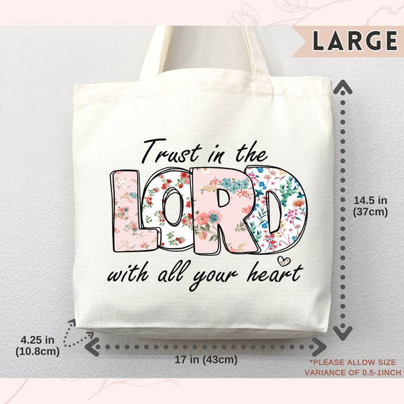 Christian Faith Tote Bag — Personalized Gift (033)