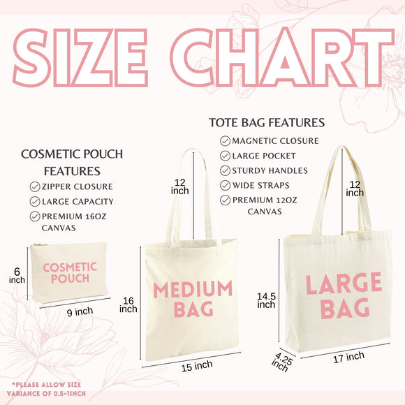 Custom Text Tote Bag — Personalized Gift (001)