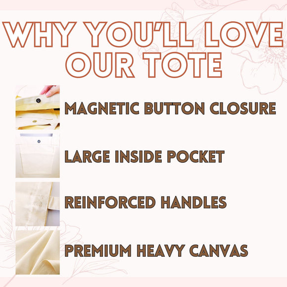 Custom Text Tote Bag — Personalized Gift (001)