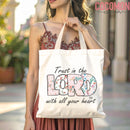 Christian Faith Tote Bag — Personalized Gift (033)-3