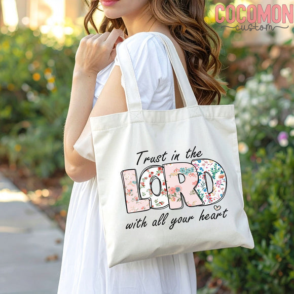 Christian Faith Tote Bag — Personalized Gift (033)