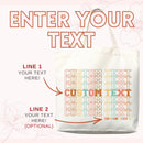 Custom Text Tote Bag — Personalized Gift (001)-5