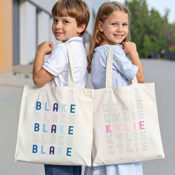 Personalized Name Tote Bag — Custom Gift (003)