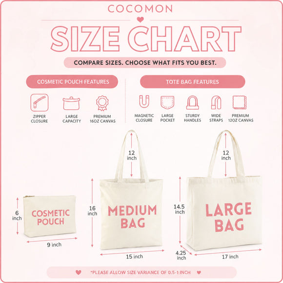 Birth Flower Name Tote Bag — Personalized Gift (088)