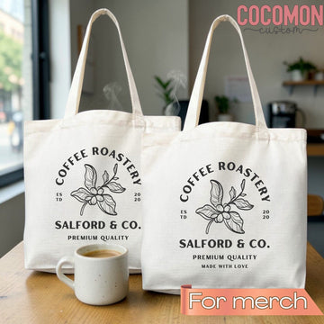 Custom Logo Tote Bag — Upload Your Design (004) - 0