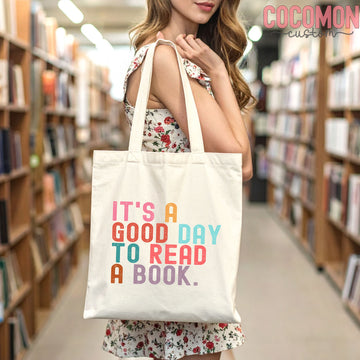 Book Lover Tote Bag — Book Lover Gift (001) - 0