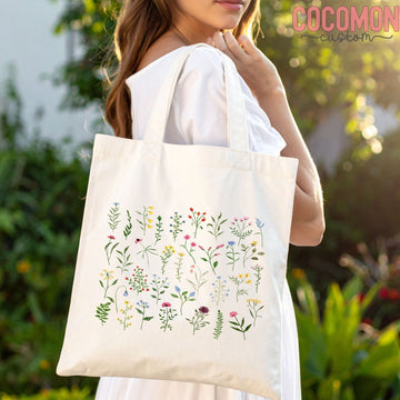 Wildflower Tote Bag — Gift (005) - 0