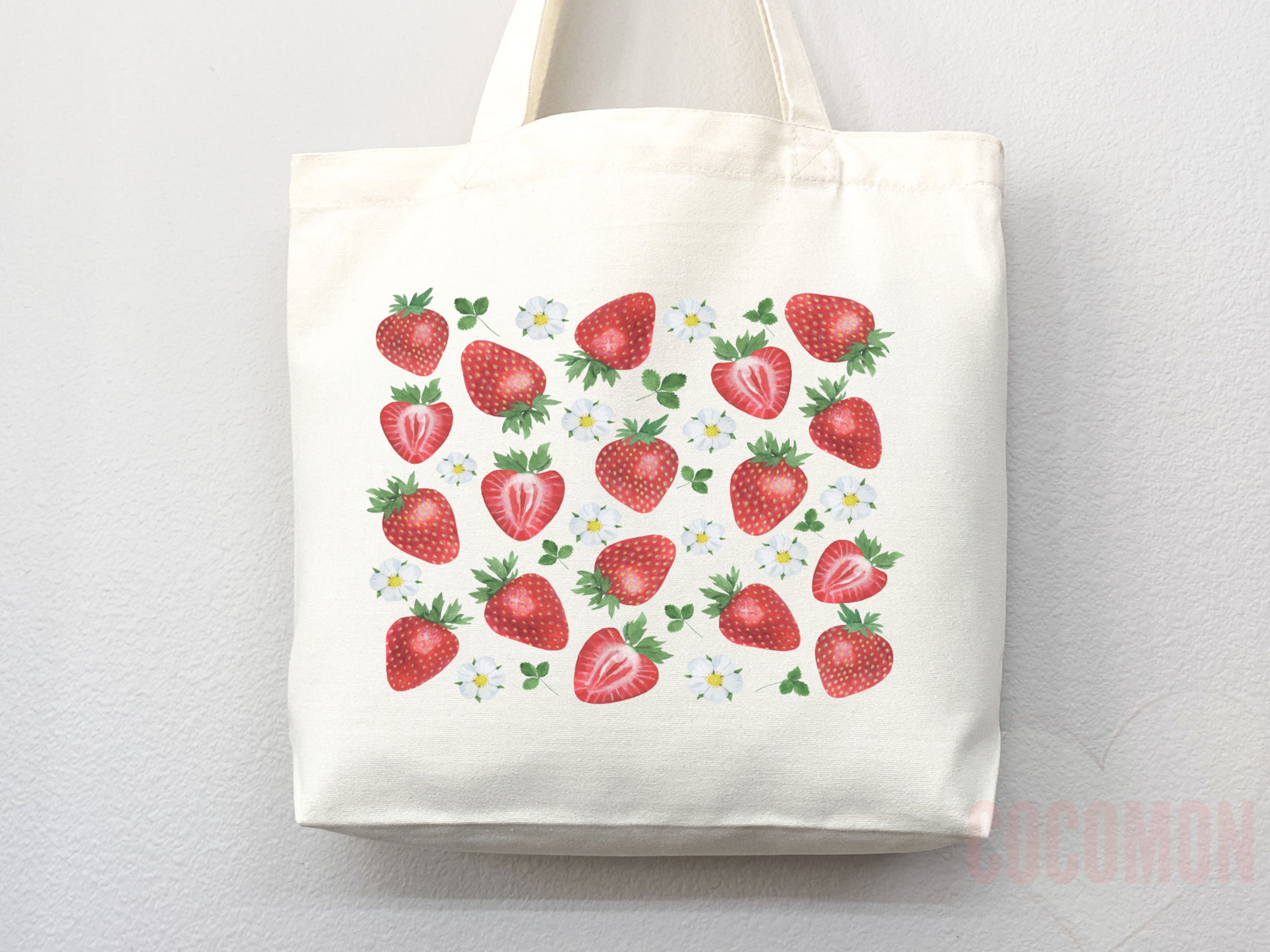 Fruits and Vegetables Theme Totes