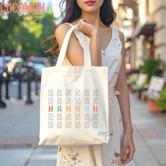 Personalized Name Tote Bag — Custom Gift (003)