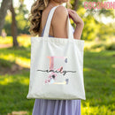 Monogram Name Tote Bag — Personalized Gift (001)-2