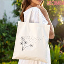 Dandelion Wildflower Tote Bag — Floral Gift (001)-3