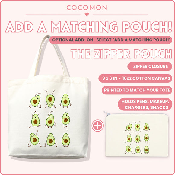 Cute Avocado Poses Tote Bag, photo 6