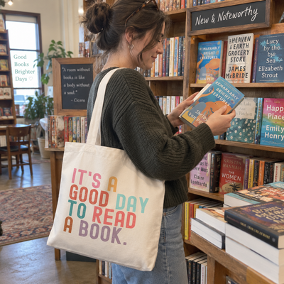 Book Lover Tote Bag — Book Lover Gift (001) - 0