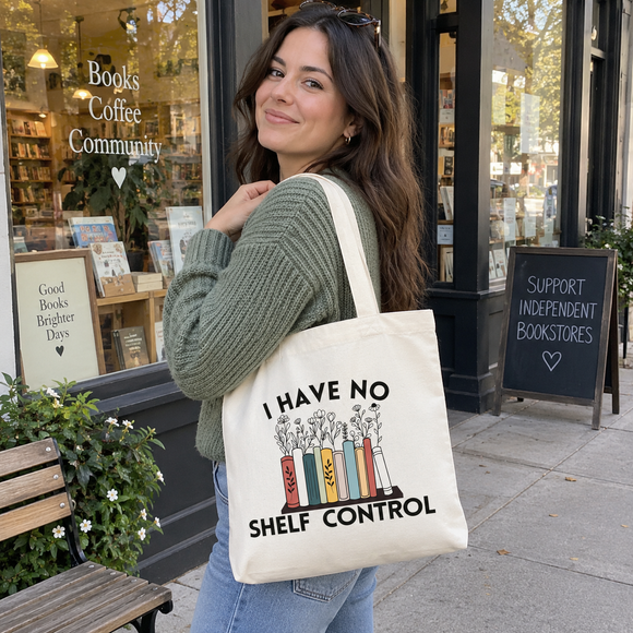 I Have No Shelf Control Tote Bag, photo 3