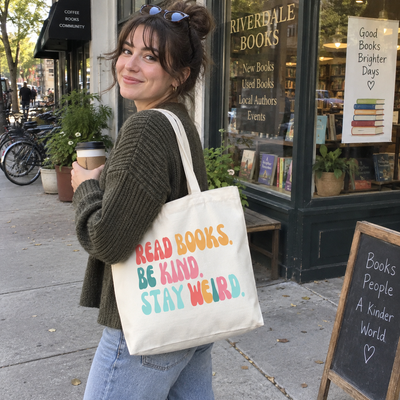 Book Lover Tote Bag — Book Lover Gift (011) - 0