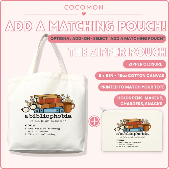 Abibliophobia Definition Tote Bag, photo 6