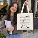 Cats on Sheet Music Tote Bag, photo 4