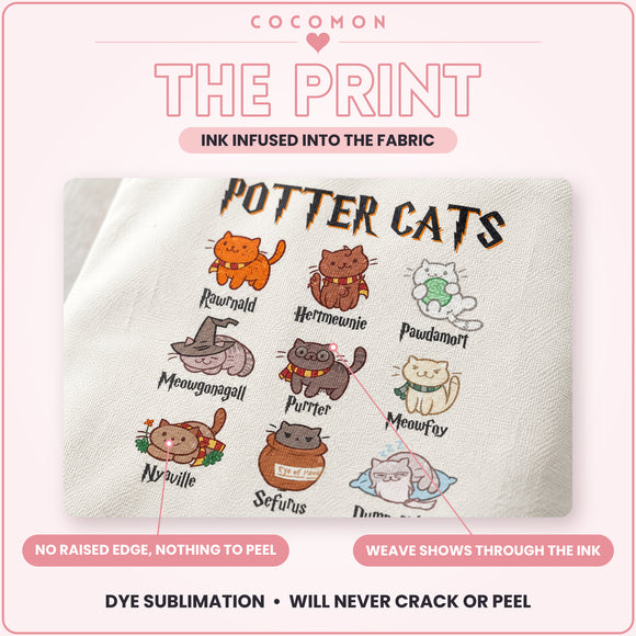 Wizard Cats Tote Bag, view 6