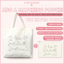 Yoga Cats Line Art Tote Bag, photo 6
