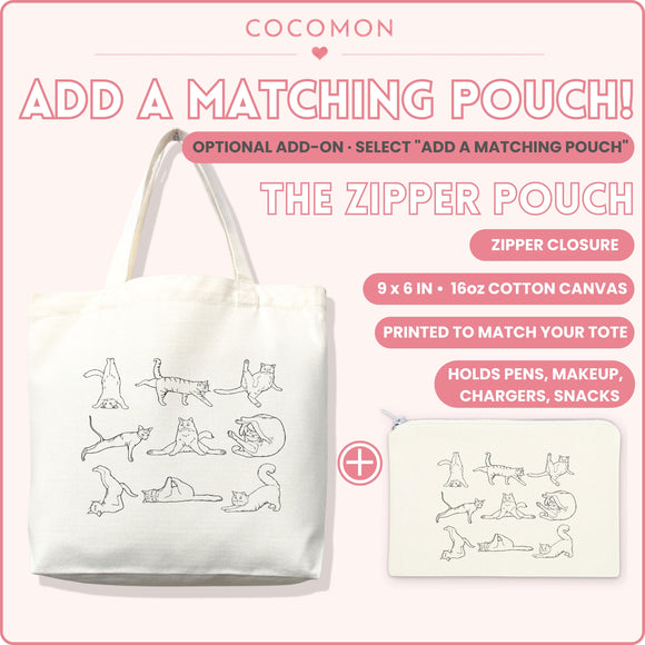 Yoga Cats Line Art Tote Bag, photo 6