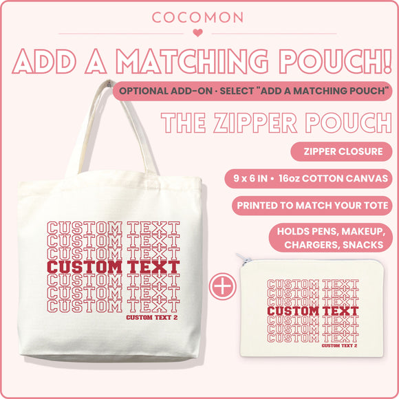 Personalized Custom Text Tote Bag, photo 9