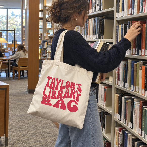 Personalized Custom Text Tote Bag, view 6