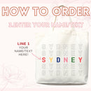 Personalized Repeating Name Tote Bag, photo 6