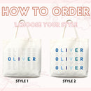 Personalized Repeating Name Tote Bag, photo 4