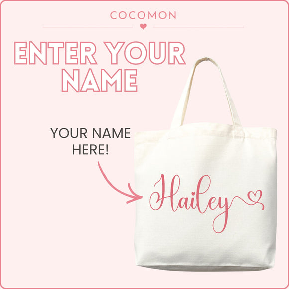 Personalized Script Name Tote Bag, photo 5