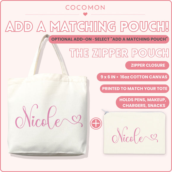 Personalized Script Name Tote Bag, photo 6