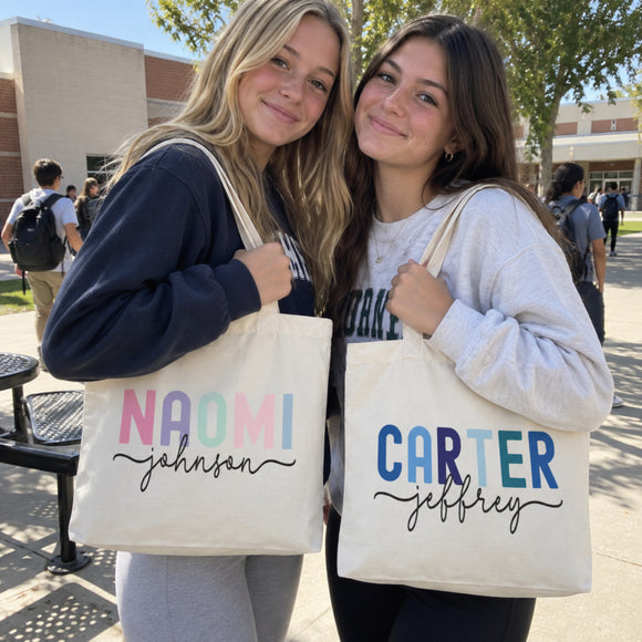 Personalized Name Tote Bag, view 3