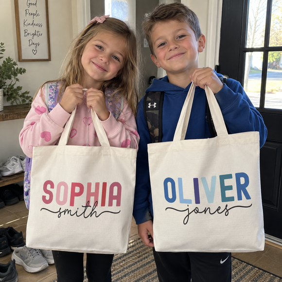 Personalized Name Tote Bag, view 4