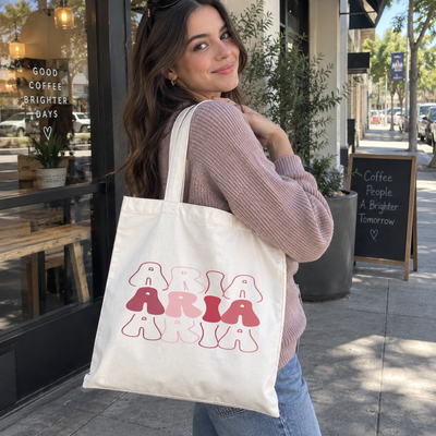 Personalized Name Tote Bag — Personalized Gift (011) - 0