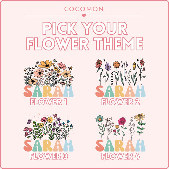 Personalized Wildflower Name Tote Bag, photo 6