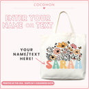 Personalized Wildflower Name Tote Bag, photo 7