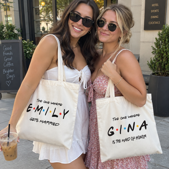Personalized Custom Text Tote Bag, photo 3