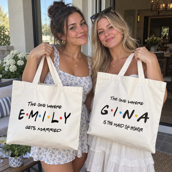 Personalized Custom Text Tote Bag, photo 2