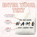 Personalized Custom Text Tote Bag, photo 6
