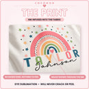 Personalized Boho Rainbow Name Tote Bag, photo 8