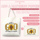 With God All Things Are Possible Tote Bag, view 6